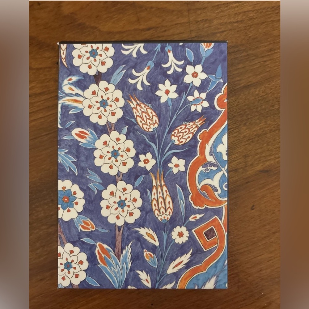 Set 8 Assorted Blank Note Cards (2 Designs-4 Ea) - IZNIK Tiles-Istanbul